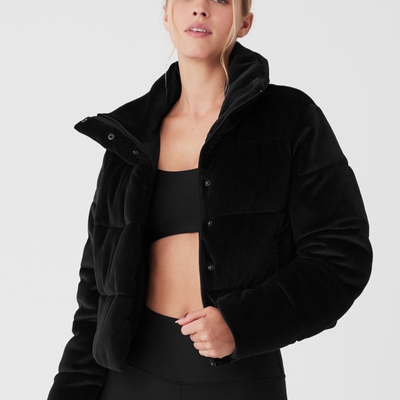 ALO Velour Puffer Jacket - Picture 3 of 8